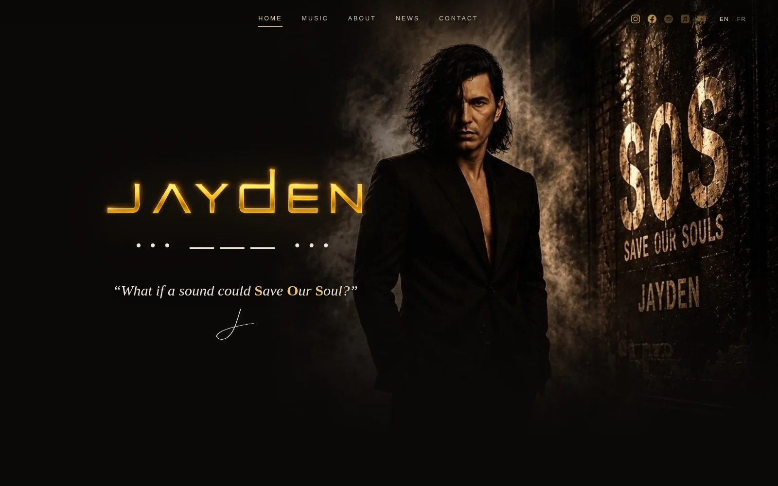 Jayden — aperçu du site (version ordinateur)
